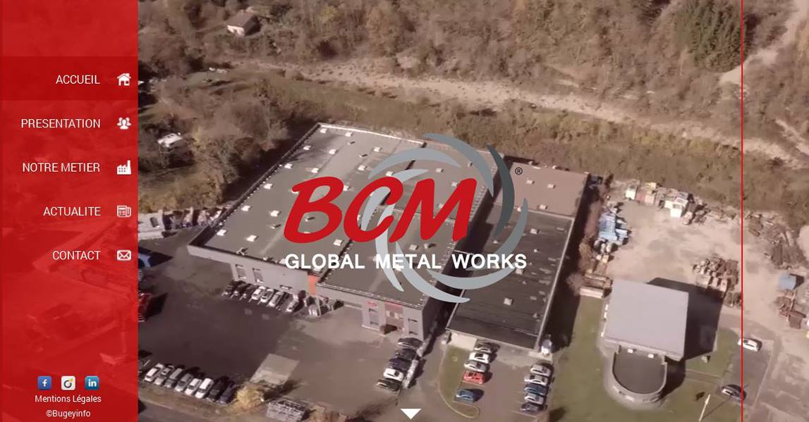 Projet BCM - Site Corporate